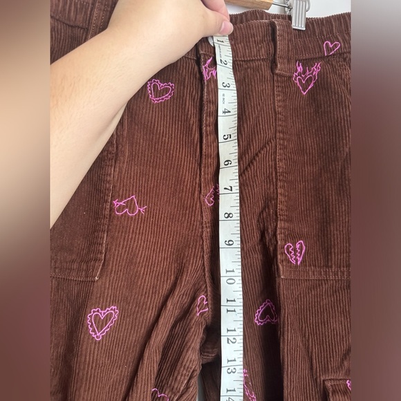 Pacsun cargo Corduroyed heart pants - Picture 5 of 6